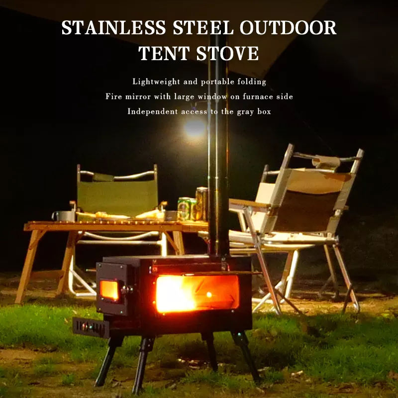 Stainless Steel Tent Stove Z-360B