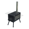 Black Large Single-sided Window 460 Tent Stove