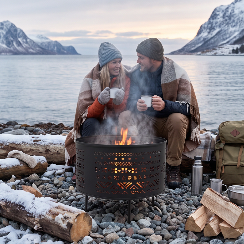 HP350Y_350 Round Heating Fire Pit