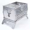 Deer Head Pattern Fire Pit
