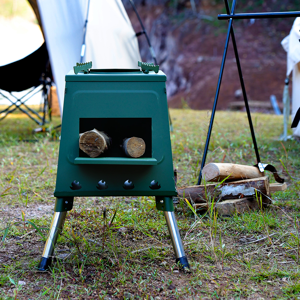 Large Folding Tower Stove