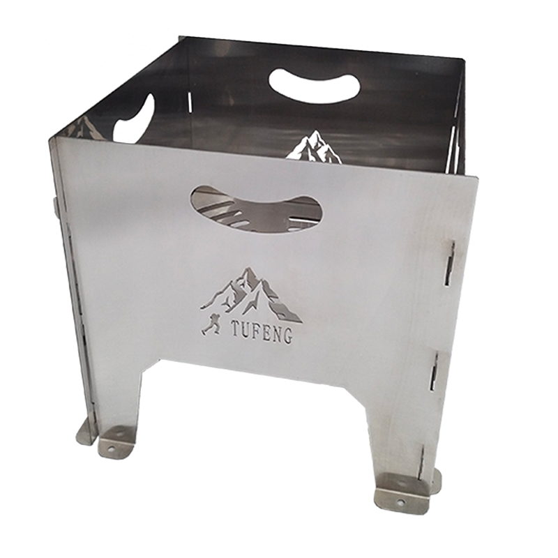 Folding Four-corner Fire Pit