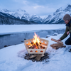 Folding Five-corner Heating&barbecue Fire Pit