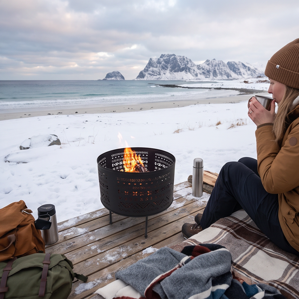 HP350Y_350 Round Heating Fire Pit