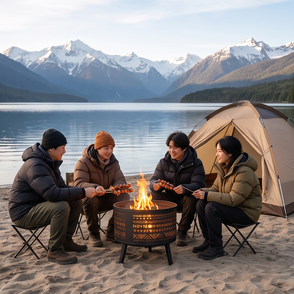350 Round Heating Fire Pit