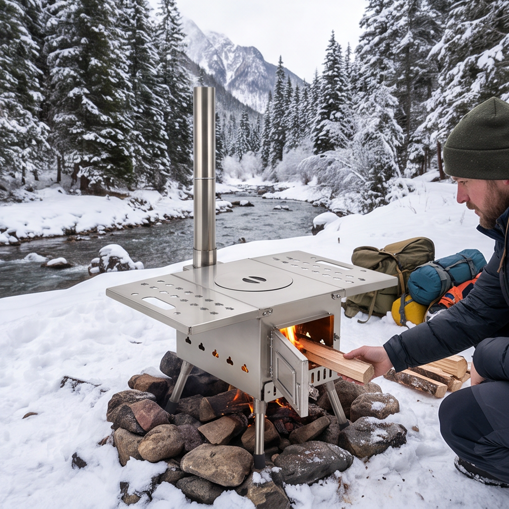 Model A Large Window, Small-sized Outdoor Stove