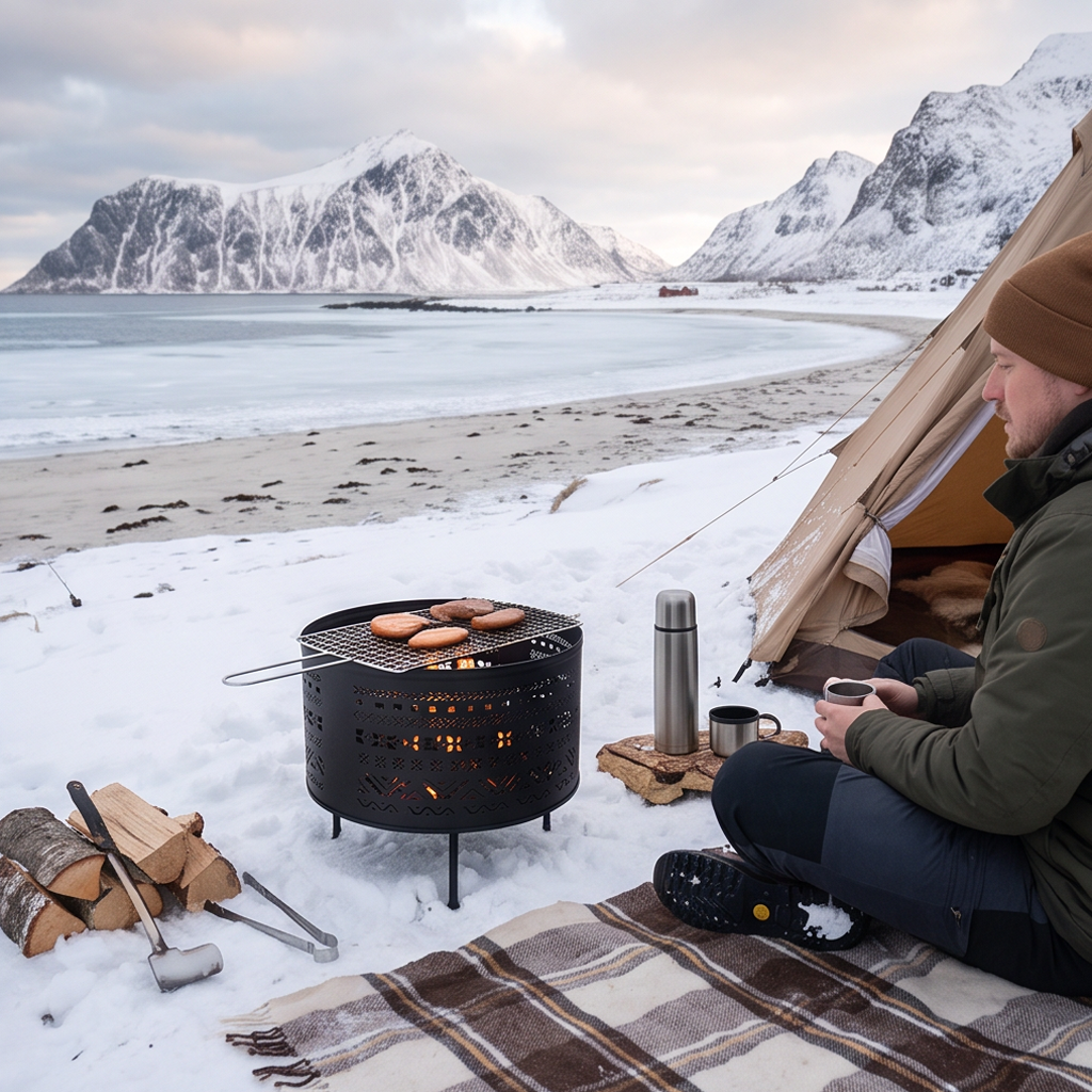 HP350Y_350 Round Heating Fire Pit