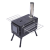 Z360H Black Small Single-Sided Window 360 Tent Stove