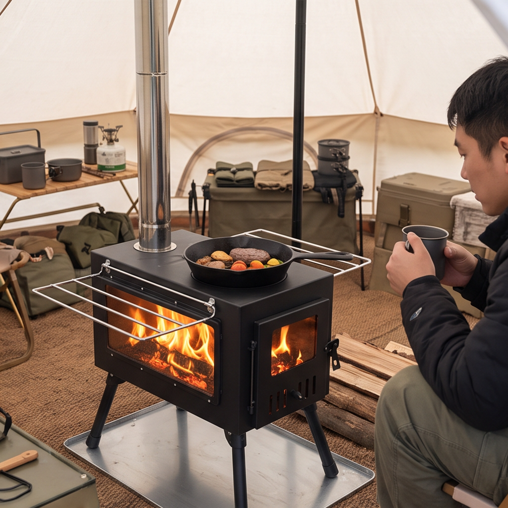 Single-sided Window 460 Tent Stove