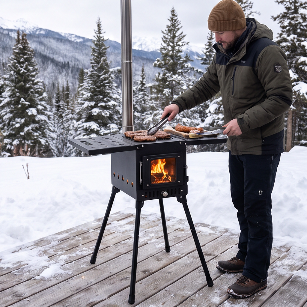 Model A Large Window, Small-sized Outdoor Stove