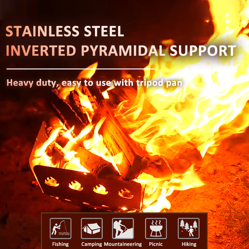 Folding Five-corner Heating&barbecue Fire Pit