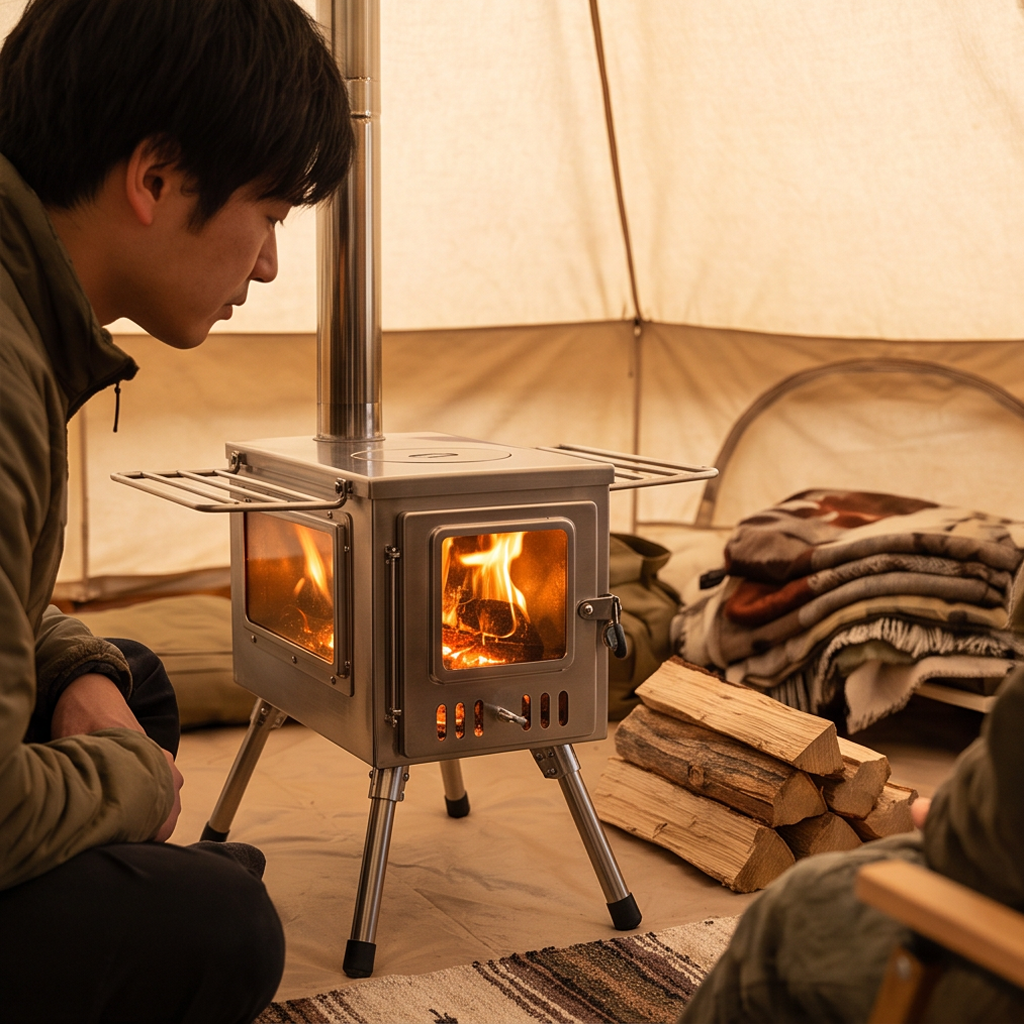 Single-sided Window 360 Tent Stove