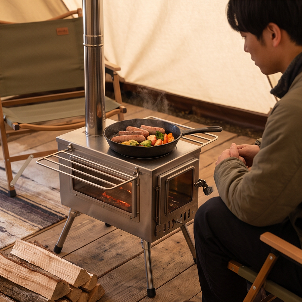Single-sided Window 360 Tent Stove