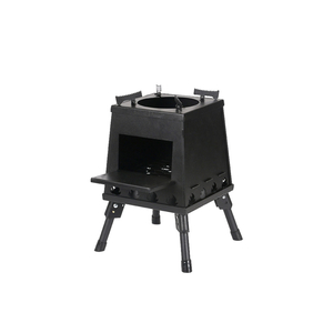 300H Black Large Folding Wood Stove