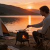 Black Folding Tower Stove 3338