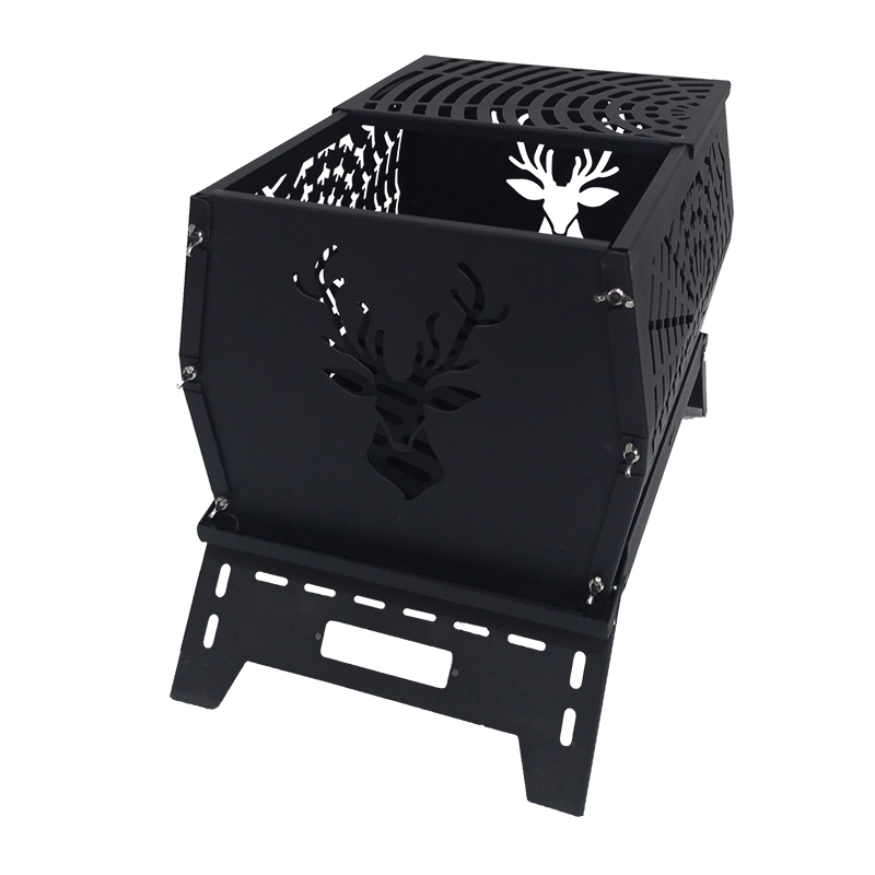Deer Head Pattern Fire Pit