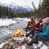 Folding Five-corner Heating&barbecue Fire Pit